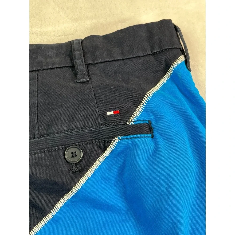 NAUTICA Mens 40 Shorts Blue‎ two-tone Chino 8
